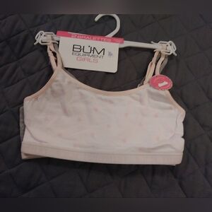 Equipment Girls White, Gray, and Pink Bralettes